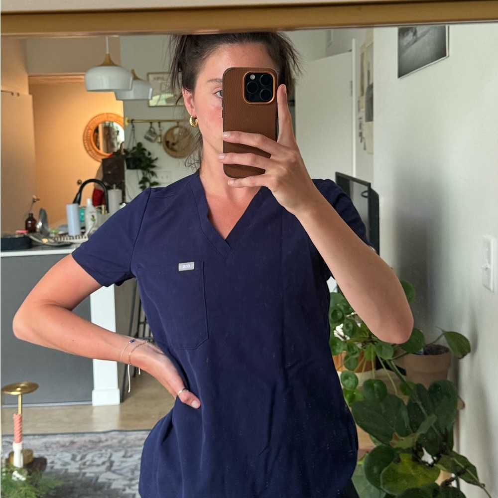 FIGS scrub top
